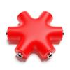 ExcelValley - Mono Patch Cable Splitter - TS 3.5mm 1/8" - Modular Synth Eurorack [Red] view 1