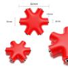 ExcelValley - Mono Patch Cable Splitter - TS 3.5mm 1/8" - Modular Synth Eurorack [Red] view 2