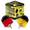 Spin Brush Cleaning Kit - Drill Brush - Concrete, Brick, Fireplace, Stone - Bird Bath - Garden Statuary - Bathroom Accessories - Soap Scum, Hard Water, Mineral, Calcium, Rust Stains and Discoloration view 1