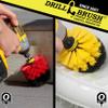 Spin Brush Cleaning Kit - Drill Brush - Concrete, Brick, Fireplace, Stone - Bird Bath - Garden Statuary - Bathroom Accessories - Soap Scum, Hard Water, Mineral, Calcium, Rust Stains and Discoloration view 2