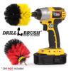 Spin Brush Cleaning Kit - Drill Brush - Concrete, Brick, Fireplace, Stone - Bird Bath - Garden Statuary - Bathroom Accessories - Soap Scum, Hard Water, Mineral, Calcium, Rust Stains and Discoloration view 4
