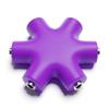 ExcelValley - Mono Patch Cable Splitter - TS 3.5mm 1/8" - Modular Synth Eurorack [Purple] view 1