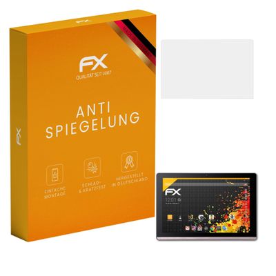 atFoliX Screen Protector compatible with Acer Iconia One 10 B3-A50 Screen Protection Film, anti-reflective and shock-absorbing FX Protector Film (2X)