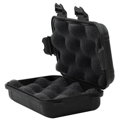 FILFEEL Outdoor Plastic Shockproof Box Airtight Survival Case Container Storage Carry Box Small (L-Black)