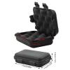 FILFEEL Outdoor Plastic Shockproof Box Airtight Survival Case Container Storage Carry Box Small (L-Black) view 2