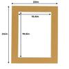 16x20 Mat for 20x24 Frame - Precut Mat Board Acid-Free Show Kit with Backing Board, and Clear Bags Rattan Beige 16x20 Photo Matte Made to Fit a 20x24 Picture Frame Matboard for Framing, Pack of 1 Mat view 4