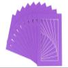 16x20 Mat for 20x24 Frame - Precut Mat Board Acid-Free Show Kit with Backing Board, and Clear Bags Purple 16x20 Photo Matte Made to Fit a 20x24 Picture Frame Matboard for Framing, Pack of 10 Mats view 3