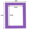 16x20 Mat for 20x24 Frame - Precut Mat Board Acid-Free Show Kit with Backing Board, and Clear Bags Purple 16x20 Photo Matte Made to Fit a 20x24 Picture Frame Matboard for Framing, Pack of 10 Mats view 4