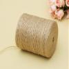 LNKA Natural Jute Twine String Rolls for Artworks and Crafts Gift Wrapping Picture Display and Gardening (80M-2Rolls) view 2