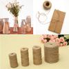 LNKA Natural Jute Twine String Rolls for Artworks and Crafts Gift Wrapping Picture Display and Gardening (80M-2Rolls) view 4