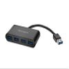 Kensington USB 3.0 4-Port Hub, Transfer speeds up to 5Gbps - Plug and Play Installation, HP, Dell, Windows, MacBook Compatible view 3