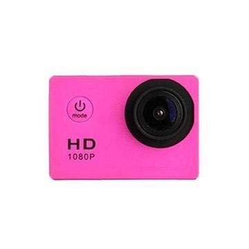 1080P Full HD Waterproof Sports DV Camera Action Camcorder Car Cam (Pink)