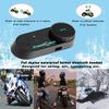 FreedConn Motorcycle Bluetooth Headset, TCOM VB 2-Way 800M Helmet Communication Systems,Motorbike Bluetooth Intercom, intercomunicador para motos/FM/BT5.0/Siri/2 in 1 Mic for full/3/4 Helmet(2Pack) view 4