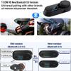 FreedConn Motorcycle Helmet Bluetooth Headset,TCOM VB with Music Sharing 2-Riders 800M Universal Intercom Communication Systems,Waterproof Motobike Interphone/FM/Siri/BT5.0/2 in 1 Mic for All Helmets view 4