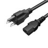 AMSK Power 3-Prong 6 Ft 6 Feet Ac Power Cord Cable Plug for Dell Computer Power Supply Cord, Monitors Standard US Canada Outlet view 4