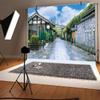Leyiyi 10x6.5ft Town Street Caffee Photography Backdrop France Travel Hotel Vintage Architecture Italian Building Outdoor Background European Summer Holiday Vlogger Photo Portrait Vinyl Studio Prop view 3