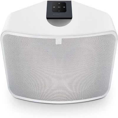 Bluesound Pulse 2i Wireless Multi-Room Smart Speaker with Bluetooth - White - Compatible with Alexa and Siri