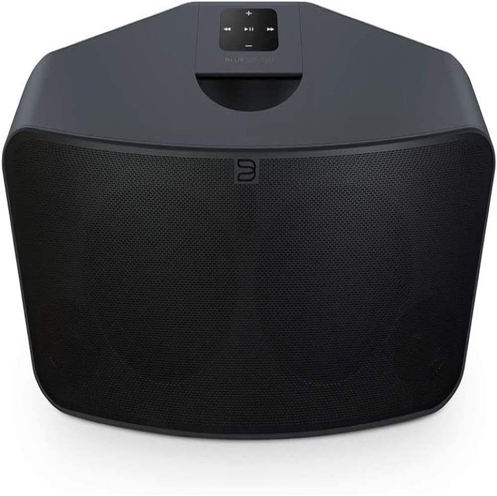 Bluesound Pulse 2i Wireless Multi-Room Smart Speaker with Bluetooth - Black - Compatible with Alexa and Siri