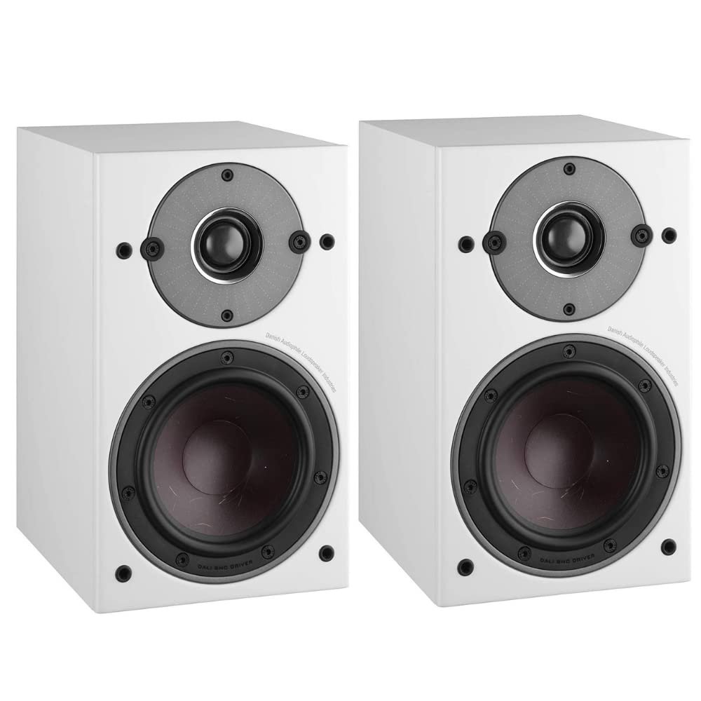 DALI Oberon 1 Bookshelf Speakers - White (Pair)