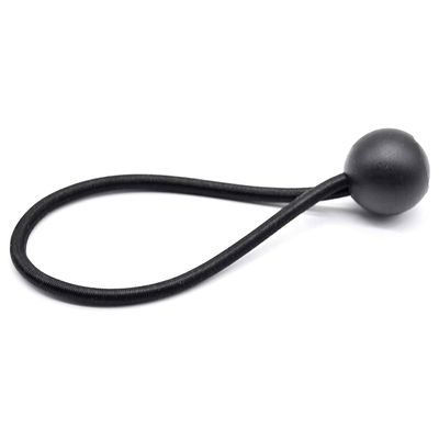 MARINE CITY Polyethylene Black Ball Bungee Cord - Versatile & Durable Bungee Cord Strap for 4 Step Telescoping Boat Ladder (1 Pcs)