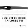 ToughAsNails Gray Replacement Ear Socks for Oakley Radar Path/Radar Edge/Radar Range/Radar Pitch/Radar XL Sunglasses view 4