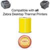Direct Thermal Labels - 4" x 6" - Yellow - 1" Core - Works with Zebra Thermal Desktop Printers, Datamax, Sato, Intermec and Honeywell Printers - Made in USA view 3