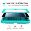 AVAWO Kids Case Built-in Screen Protector for iPad 2 3 4 Old Model- Shockproof Handle Stand Kids Friendly Compatible with iPad 2nd 3rd 4th Generation (Turquoise) view 3