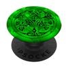 Celtic Design Button, Clovers Background, Great Gift PopSockets PopGrip: Swappable Grip for Phones & Tablets view 1
