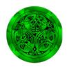 Celtic Design Button, Clovers Background, Great Gift PopSockets PopGrip: Swappable Grip for Phones & Tablets view 3
