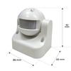 LED ATOMANT Surface Swivel Infrared Motion Detector, with Adjustable Light Sensor, 6 m Range, 180 Detection Angle, for LED view 4
