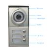 AMOCAM 3 Units Apartment Video Door Phone Intercom Wired System, 7" LCD Monitor,Aluminum Alloy Camera, Support Unlock, Monitoring, Dual Way Talking Video Doorbell Kits, for 3-households view 3