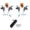 KOKKIA iSplitter_Plus_2MarathonS: iAdapter Multi-Stream iSplitter 3.5mm Universal Bluetooth Stereo Transmitter Plus 2 Tiny Marathons Bluetooth Stereo Headsets (Music and Voice). view 1