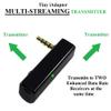 KOKKIA iSplitter_Plus_2MarathonS: iAdapter Multi-Stream iSplitter 3.5mm Universal Bluetooth Stereo Transmitter Plus 2 Tiny Marathons Bluetooth Stereo Headsets (Music and Voice). view 2