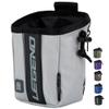 Legend XT520 Quick Release Pouch & Finger Tab Bag (Grey) | Interior Divider for Better Organization & Storage of Release Aids | Attaches to Standard 2" Belt | Quick Drawstring Closure view 1
