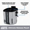 Legend XT520 Quick Release Pouch & Finger Tab Bag (Grey) | Interior Divider for Better Organization & Storage of Release Aids | Attaches to Standard 2" Belt | Quick Drawstring Closure view 3