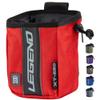 LEGEND XT520 Quick Release Pouch & Finger Tab Bag (Red) | Interior Divider for Better Organization & Storage of Release Aids | Attaches to Standard 2" Belt | Quick Drawstring Closure view 1