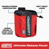 LEGEND XT520 Quick Release Pouch & Finger Tab Bag (Red) | Interior Divider for Better Organization & Storage of Release Aids | Attaches to Standard 2" Belt | Quick Drawstring Closure view 2