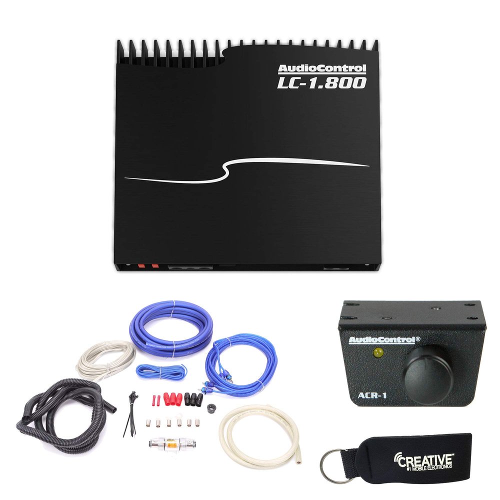 AudioControl LC-1.800 Monoblock 800W RMS Amplifier with Accubass