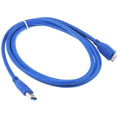 yan Blue USB 3.0 Power Charger Data Cable/Lead for Hitachi External Hard Drive Disk