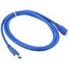 yan Blue USB 3.0 Power Charger Data Cable/Lead for Hitachi External Hard Drive Disk view 1