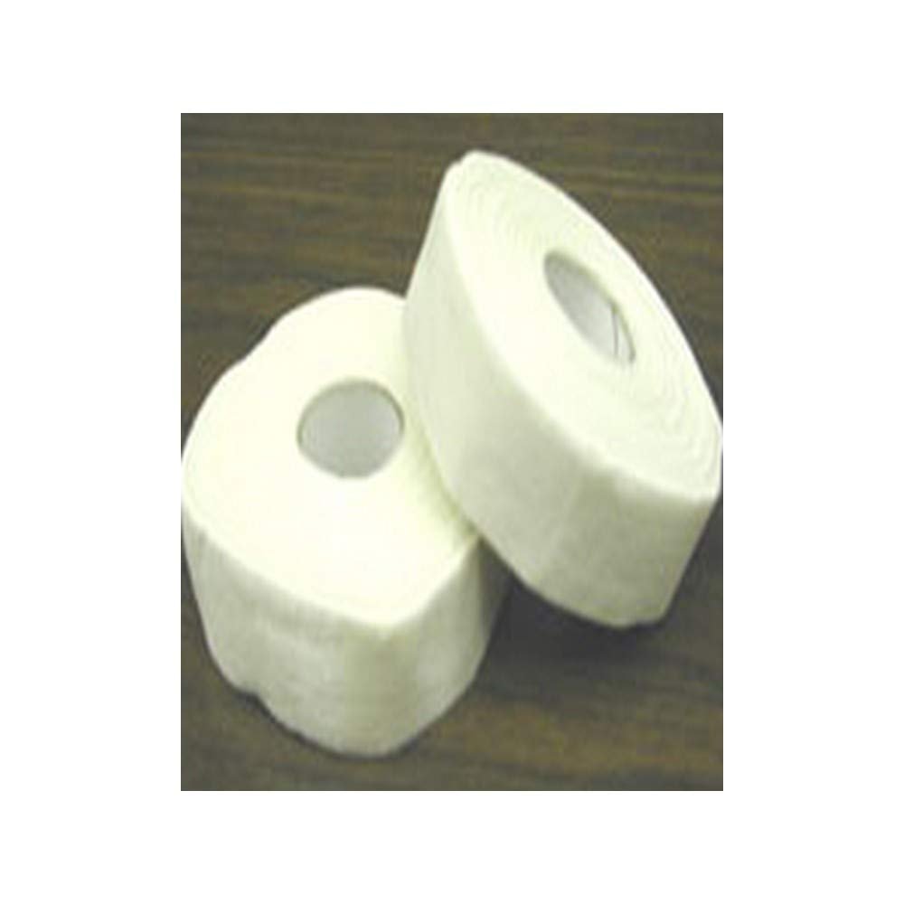 BRASEL PRD 1230 White 1" 1" White Finger Tape, White, Standard (Pack of 12)