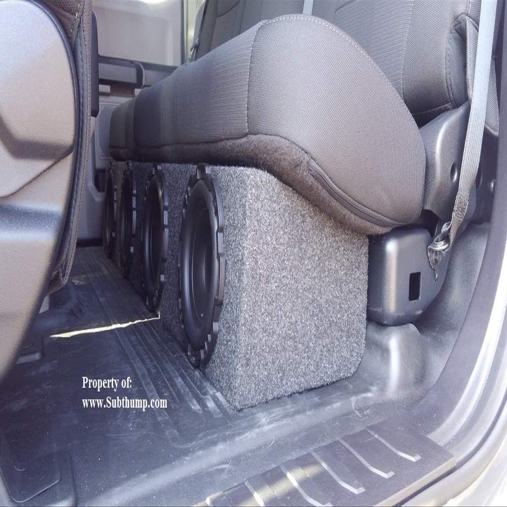 2015-2019 F150 SuperCab Quad 8 Front Fire Subwoofer Box