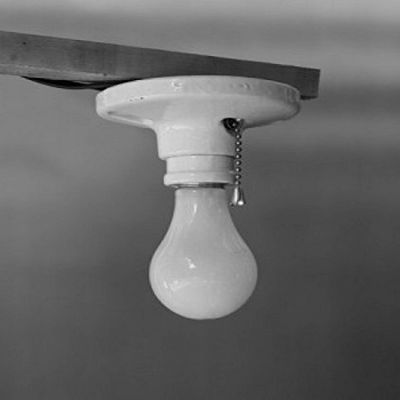 Posterazzi SAL25549727LARGE Close-up of a lit Light Bulb Poster Print, 24 x 36