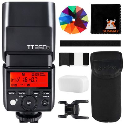 GODOX TT350F TTL Camera Flash GN36 1/8000s HSS Mini Flash Speedlight for Fuji Fujifilm Camera (TT350F)