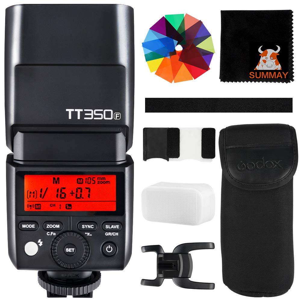GODOX TT350F TTL Camera Flash GN36 1/8000s HSS Mini Flash Speedlight for Fuji Fujifilm Camera (TT350F)