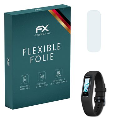 atFoliX Screen Protector compatible with Garmin Vivosmart 4 Protector Film, ultra clear and flexible FX Screen Protection Film (3X)