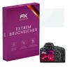atFoliX Plastic Glass Protective Film compatible with Nikon D3500, 9H Hybrid-Glass FX Screen Protector view 1