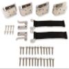 Scott Drake Bronco Removable Stainless Steel Door Hinge Kit, Compatible with 1966-1977 Ford Bronco, Model C6TZ-9722800-SK view 1