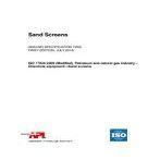 API SPEC 19SS Sand Screens, First Edition (2018)