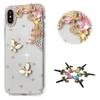 STENES Bling Phone Case Compatible with iPhone Xs Max Case - Stylish - 100+ Bling Crystal - 3D Bling Handmade Pretty Butterfly Design Cover Compatible with iPhone Xs Max 6.5 inch - Pink view 1